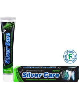 Зубная паста с серебром "Silver Care" Normal без фтора 75мл