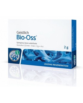 Bio-Oss 2 г, гранулы 0,25-1 мм, размер S, натуральный костнозамещающий материал