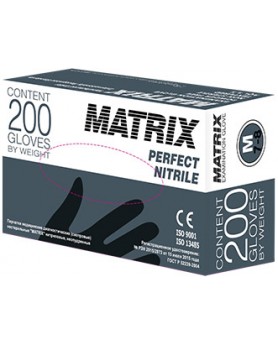 Перчатки L 8-9 MATRIX NITRILE 200шт.