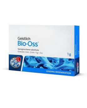 Bio-Oss 1,0 г, гранулы 1-2 мм, размер L, натуральный костнозамещающий материал